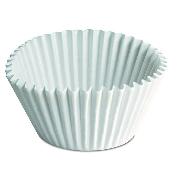 Hoffmaster 610070 PE 6 in. White Fluted Baking Cup, 10000PK 610070  (PE)
